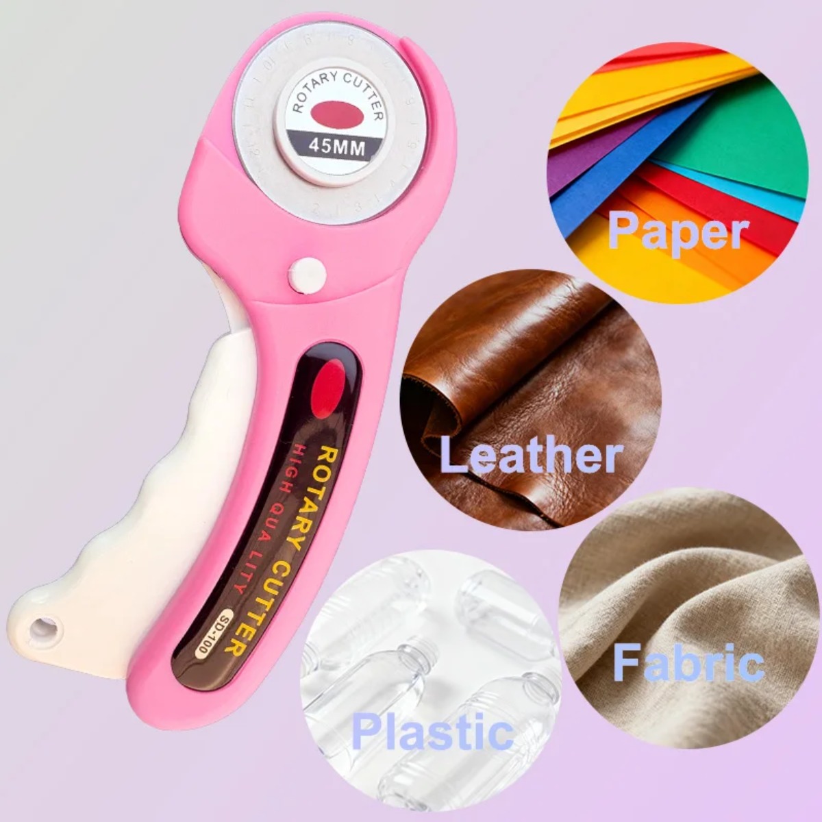 45mm 핑크 패치워크 로터리 커터 컬러 재봉 클립 - - Rotary Cutter For Fabric 45Mm 리뷰 및 가격
