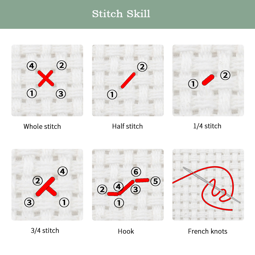 조이 선데이 뉴스 프리프린트 크로스 스티치 키트, DM - Cotton Embroidery Thread Skeins 리뷰 및 가격