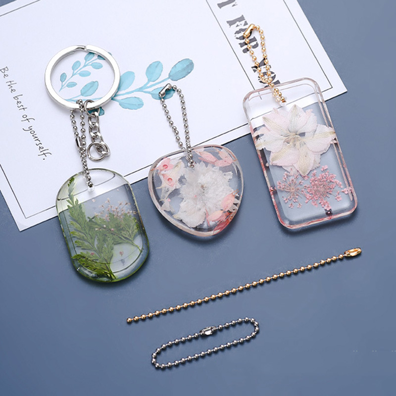 DIY 키체인 펜던트 실리콘 몰드 세트, 크리스탈 에폭 - Silicone Epoxy Resin Molds Set 리뷰 및 가격