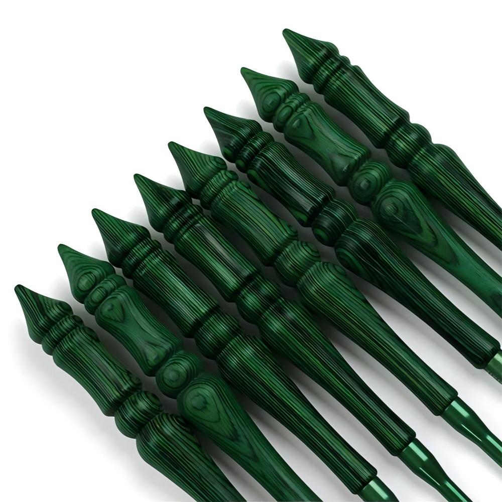 녹색 합성 나무 손잡이가 달린 8개 세트의 코바늘, 유 - Wooden Crochet Hooks Ergonomic Handle 리뷰 및 가격