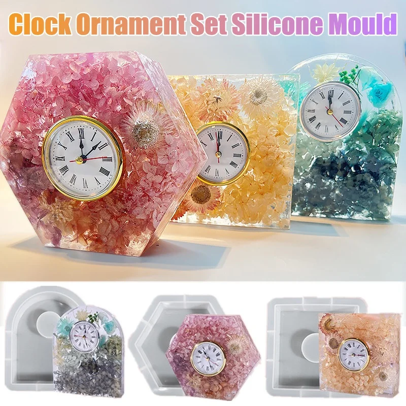 시계 장식 세트 실리콘 금형 시계, 쥬얼리 사이즈 수지 - Silicone Epoxy Resin Molds Set 리뷰 및 가격