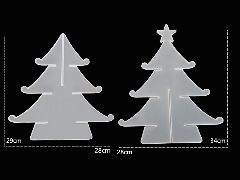 크리스마스 트리 눈송이 스토리지 박스, 쥬얼리 장식 장 - Silicone Epoxy Resin Molds Set 리뷰 및 가격